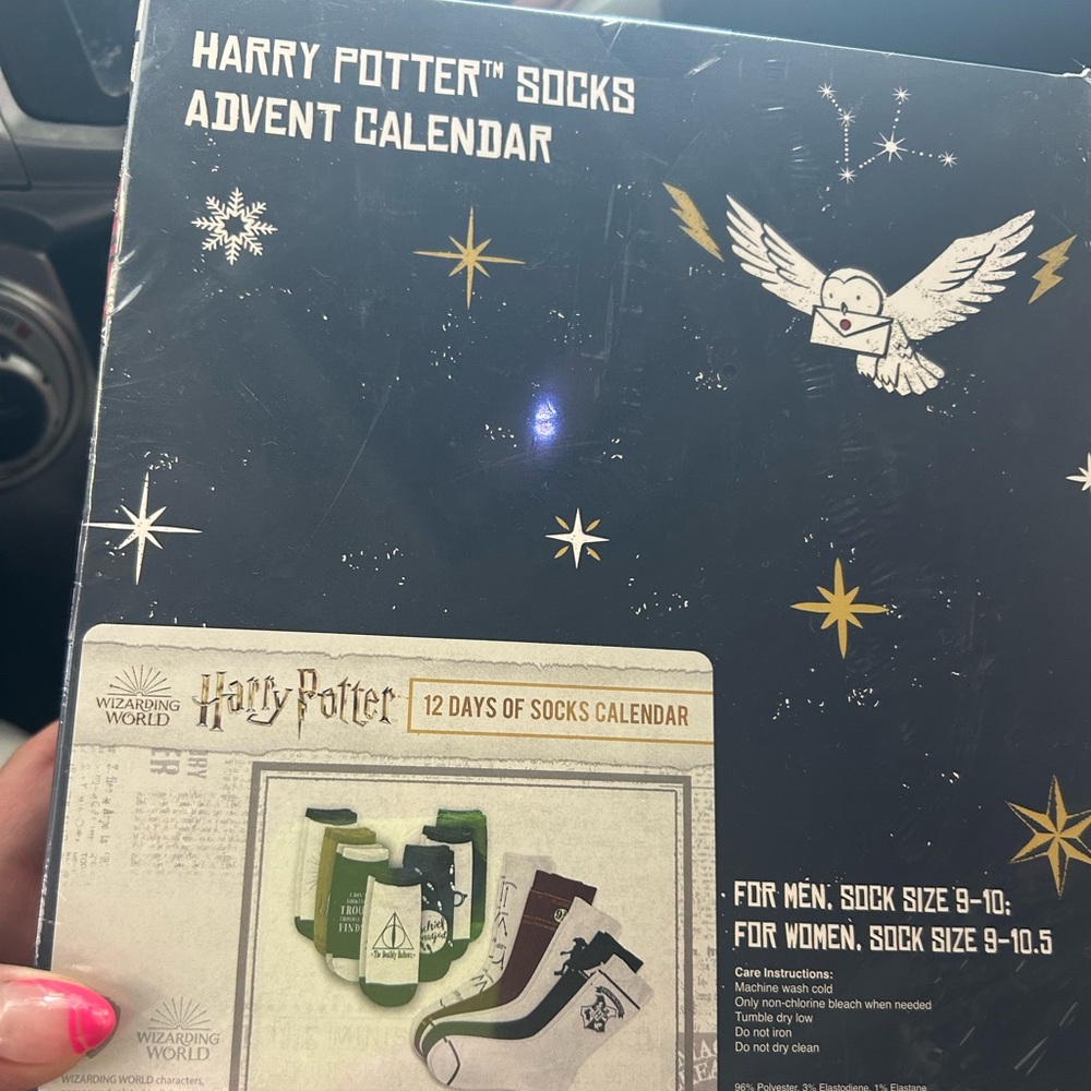 NEW Harry Potter Hogwarts 12 Days of Socks Advent Calendar